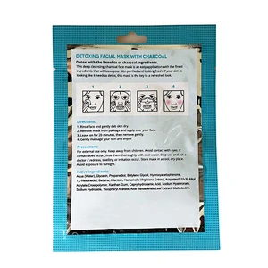 Private Label Deep Cleansing Hyaluronic Acid Charcoal Facial Mask