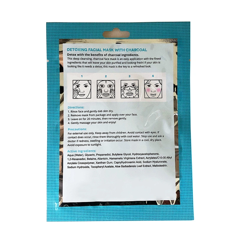Private Label Deep Cleansing Hyaluronic Acid Charcoal Facial Mask