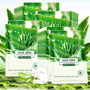 Factory Supply Aloe Vera Facial  Mask Hydrating Moisturizing Revitalizing Facial Mask Sheet
