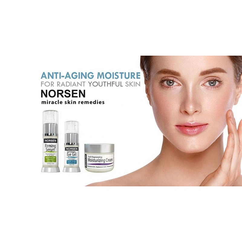 Skin care set facial firming serum eye gel moisturizing face cream with good quality