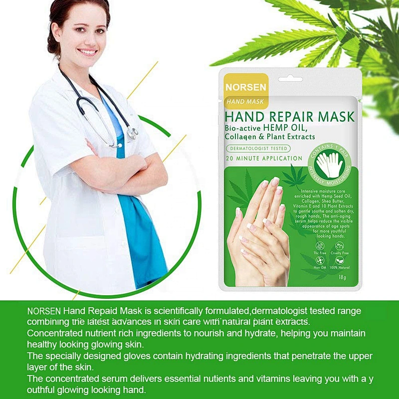 Private Label Natural Organic Whitening Moisturizing Hand Repair Mask
