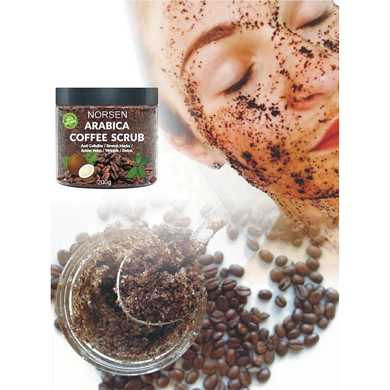 High Quality Private Label Natural Organic Exfoliator Repair Coffee Scrub