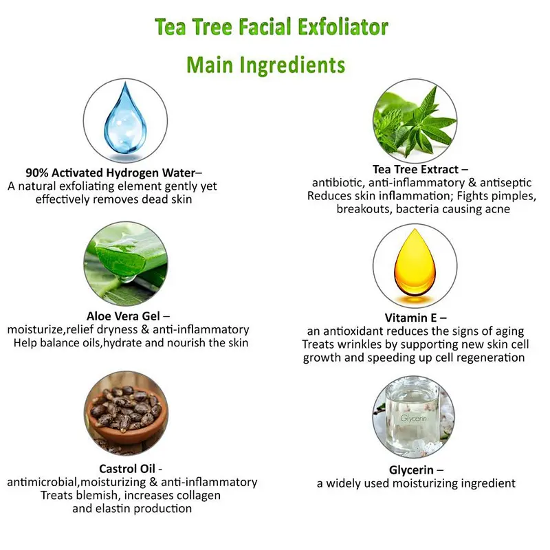 Factory supply Tea Tree Exfoliation Gel