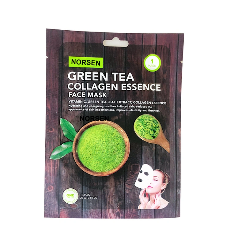 Hot Selling OEM/ODM Moisturizing Matcha Green Tea Collagen Face Mask