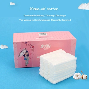 Cleansing Cotton Rounds Makeup Remover Sanitary Pads For Facial Cleansing
