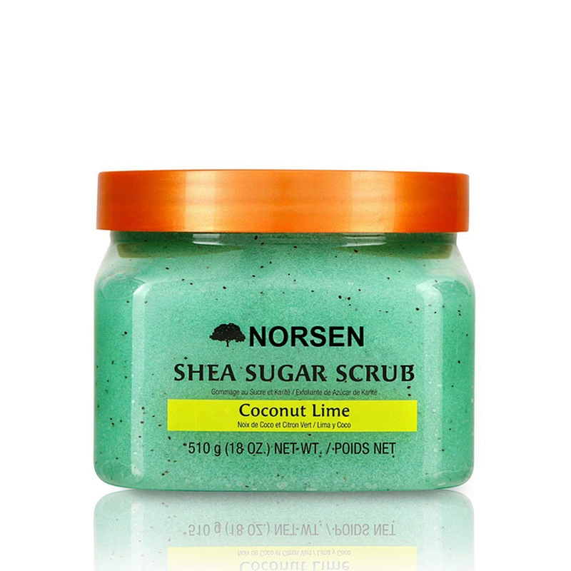 Hot Selling Private Label Organic Hydrating Exfoliating Shea Sugar Scrub Jars