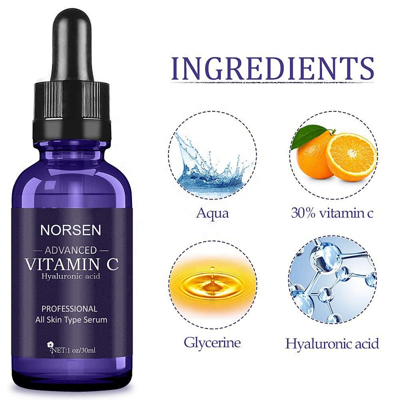 Factory Wholesale Private Label Anti Aging Moisturizing Vitamin C Serum