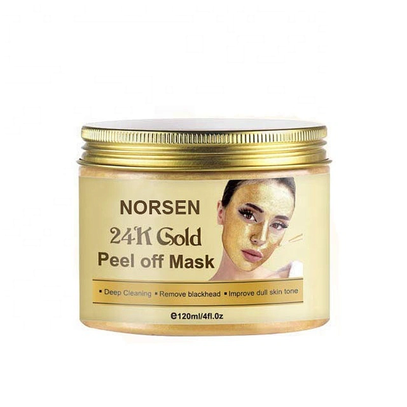Factory Hot Sales Deep Cleansing Remove Blackhead 24K Gold Peel Off Mask
