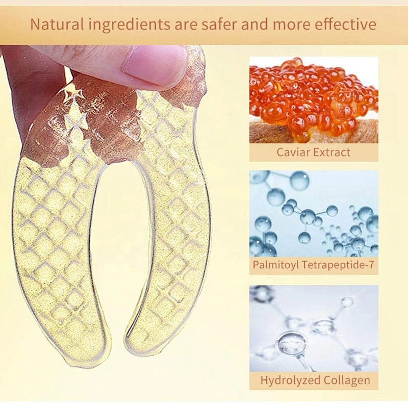 Wholesale anti-wrinkle anti-aging 24k gold caviar collagen eye mask