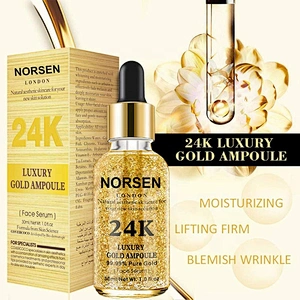 Factory  Wholesale Top Quality Anti Aging Whitening 24K Gold Face Serum