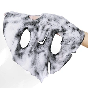 Wholesale private label amino acid bamboo charcoal foam facial mask