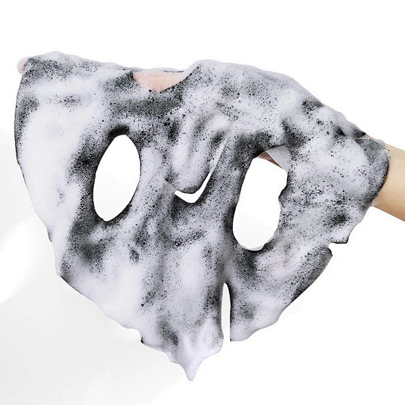Wholesale private label amino acid bamboo charcoal foam facial mask