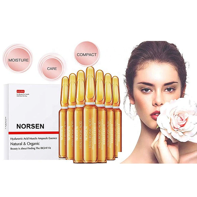 Wholesale Natural Organic Anti Aging Anti Wrinkle Hyaluronic Acid Brightening Ampoule Essence