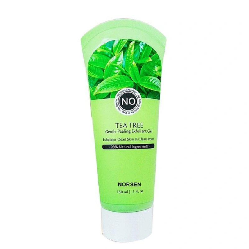 Wholesale private label skin care exfoliator purify tea tree gel