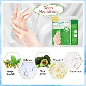 Private Label Natural Organic Whitening Moisturizing Hand Repair Mask
