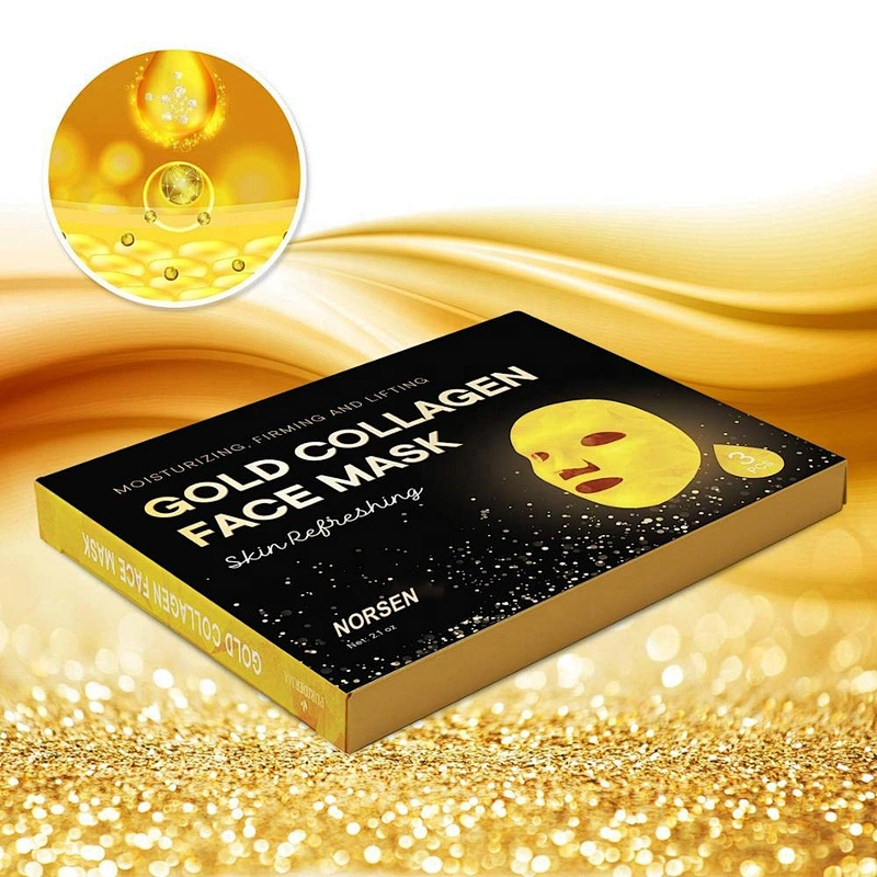 Hot Sale Private Label Gold Collagen face mask Anti-wrinkle Anti Aging Mask