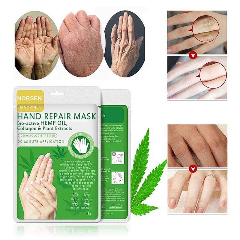 Whitening exfoliating hand repair film mask for make hand exquisite