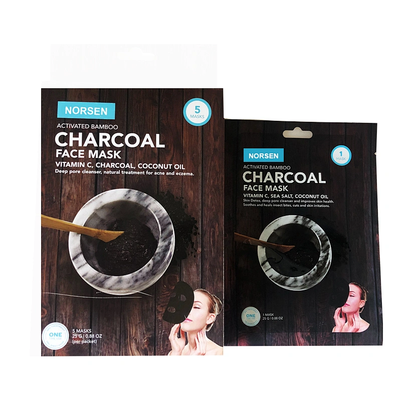 OEM Factory Moisturizing Activated Bamboo Charcoal Face Mask