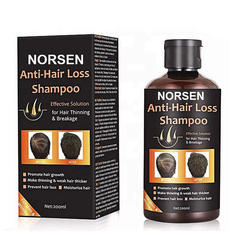 Natural Organic Plant Anti-Hair Loss Shampoo for Thinning Hair