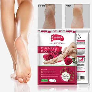 Wholesale High Quality Natural Organic Remove Dead Skin Rose Exfoliating Foot Peel Mask
