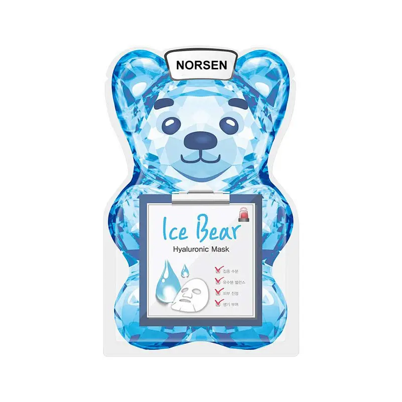 Wholesale anti aging anti wrinkle ice bear hyaluronic facial mask