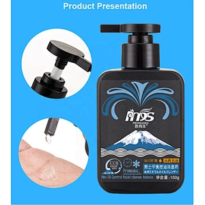 Excellent Quality Glacier Minerals Men Balance Oil Control Facial Cleanser