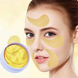 Private Label 24k gold Hyaluronic Aqua Hydrogel Eye Patches Mask