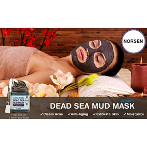 OEM Natural Organic Skin Care Purifying Face Mask For Acne Treatment Dead Sea Mud Mask