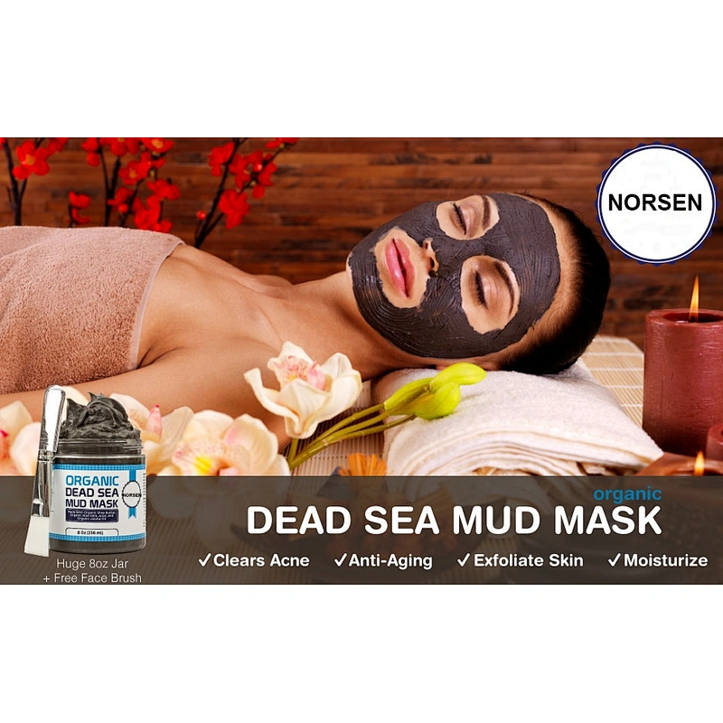 OEM Natural Organic Skin Care Purifying Face Mask For Acne Treatment Dead Sea Mud Mask