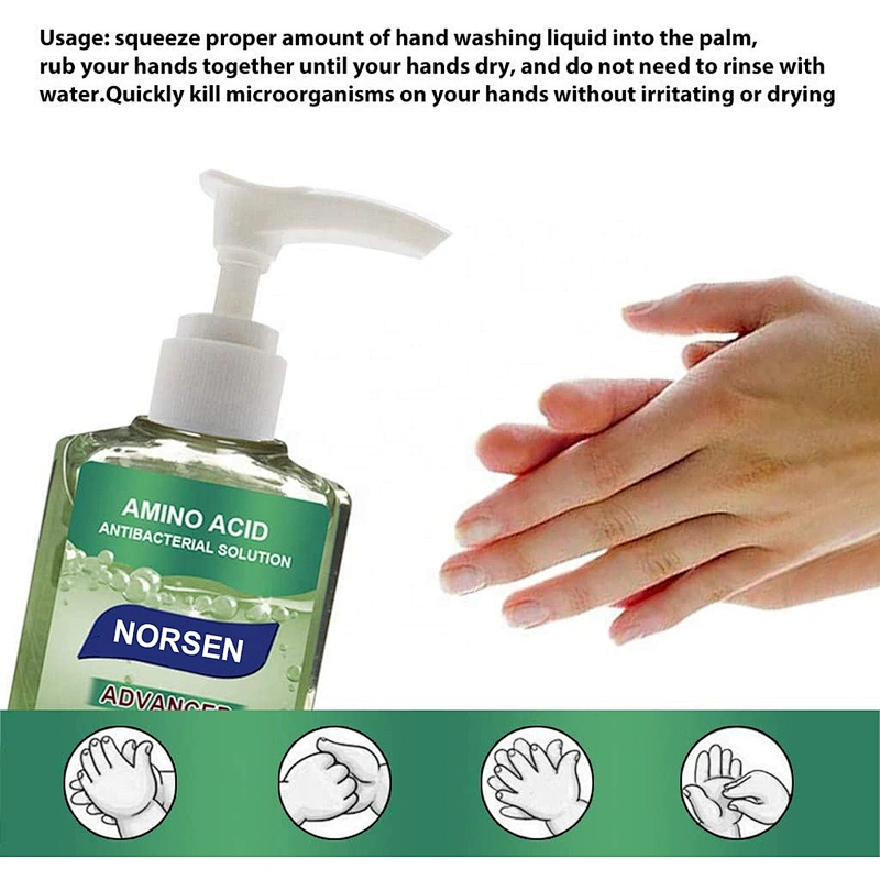 Wholesale Private Label Amino Acid Hand Sanitizer Antibacterial Gel Alcohol Kill 99.99% Of Germs