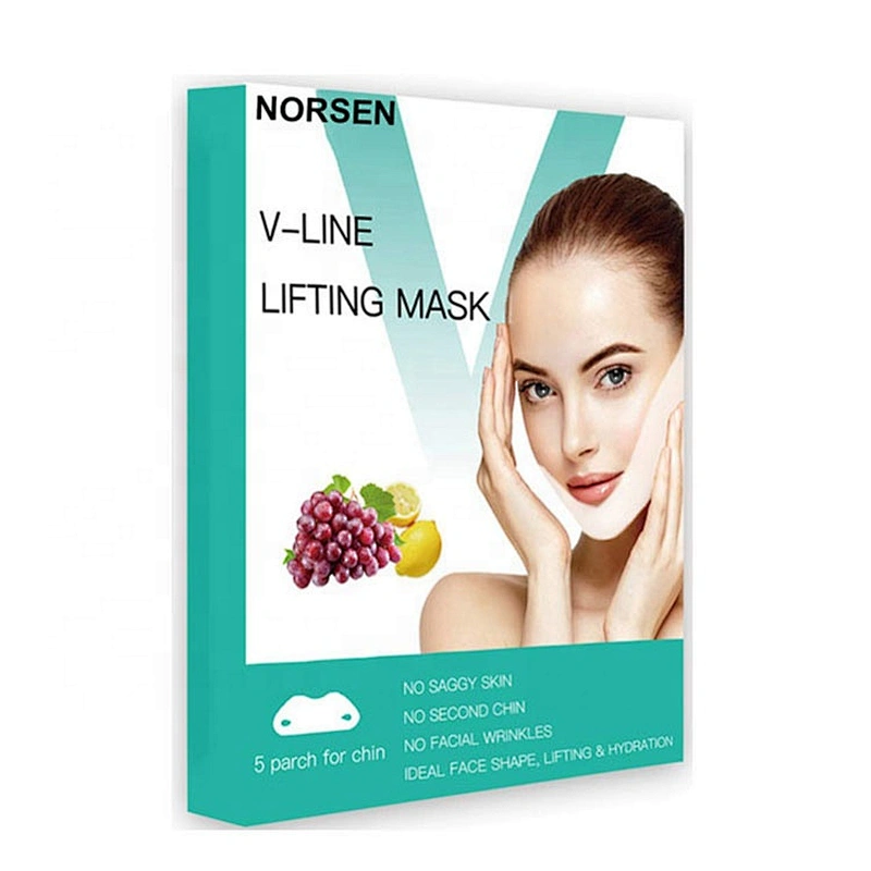 Wholesale beauty anti aging v-line lifting face mask