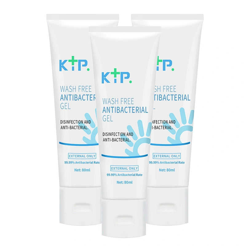 Private Label 75% 80ml Wash Free Moisturizing Antibacterial Gel Dispenser Alcohol Hand Sanitizer