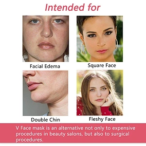 OEM Private Label Lifting V Shaped Slimming Face Mask For Moisture Hydration