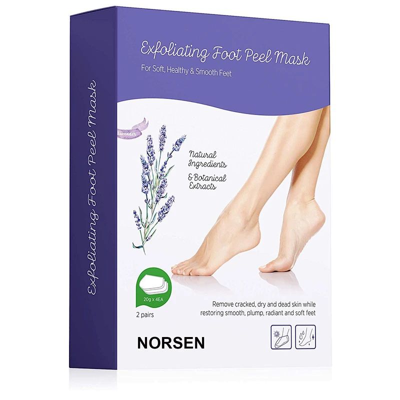 Factory sale remove cracked dry and dead skin exfoliating foot mask