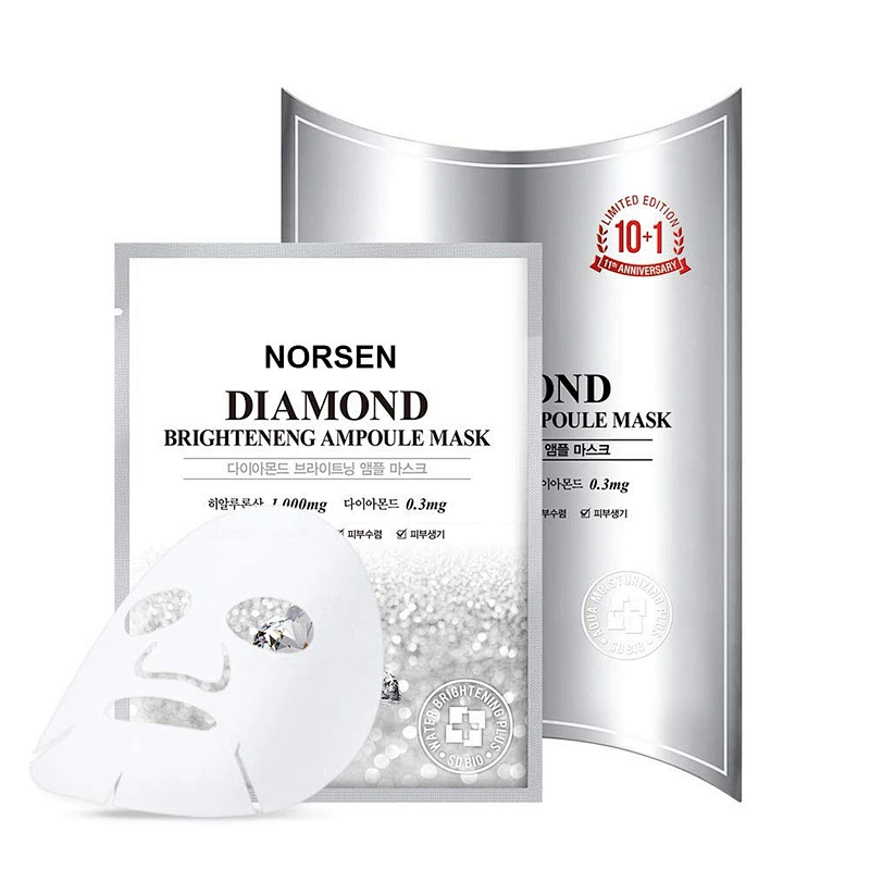 Private Label Diamond Brightening Ampoule Facial Mask