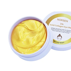 Private Label 24k gold Hyaluronic Aqua Hydrogel Eye Patches Mask