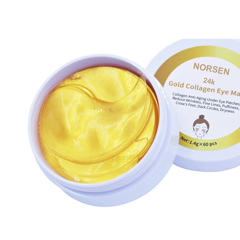 Private Label 24k gold Hyaluronic Aqua Hydrogel Eye Patches Mask