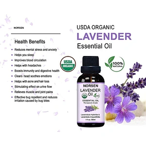Wholesale high quality aromatic 100% pure lavender essential oil