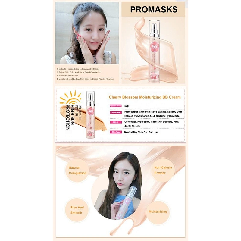 Wholesale High Quality Cherry Blossom Moisturizing BB Cream