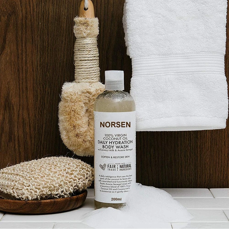 Soften & restore skin coconut oil daily hydration body wash