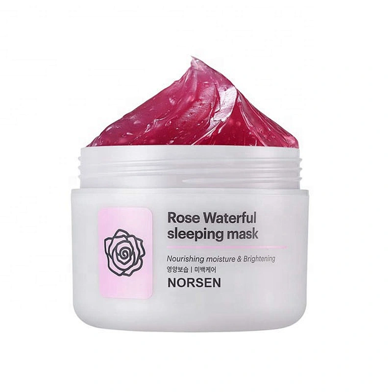 OEM Factory Custom Organic Skin Care Rose Sleeping Mask  With Vitamin C