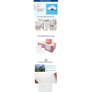 Wholesale High Quality 100% Plant Cotton Disposable TAQUE Beauty Towel