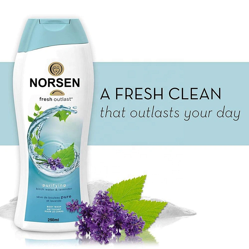 Hot selling competitive price high-ranking lavandula 250ml shower gel