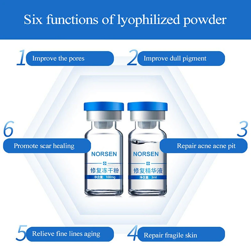 Good effect high quality skin repair lyophilized powder with repair serum