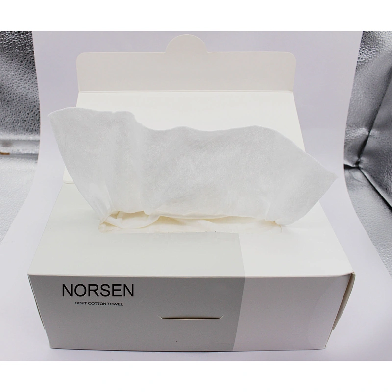High Quality Custom Private Label Organic Disposable Soft Cotton Face Towel