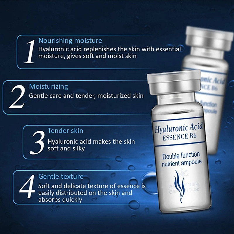 Wholesale High Quality Organic Moisturizing Hyaluronic Acid Essence B6 Set