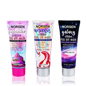 Private label hot sale galaxy cupcake peel off mask set