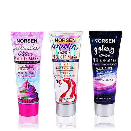 Private label hot sale galaxy cupcake peel off mask set