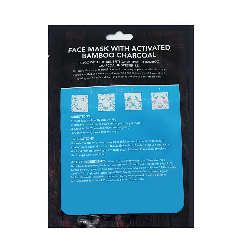 OEM Factory Moisturizing Activated Bamboo Charcoal Face Mask