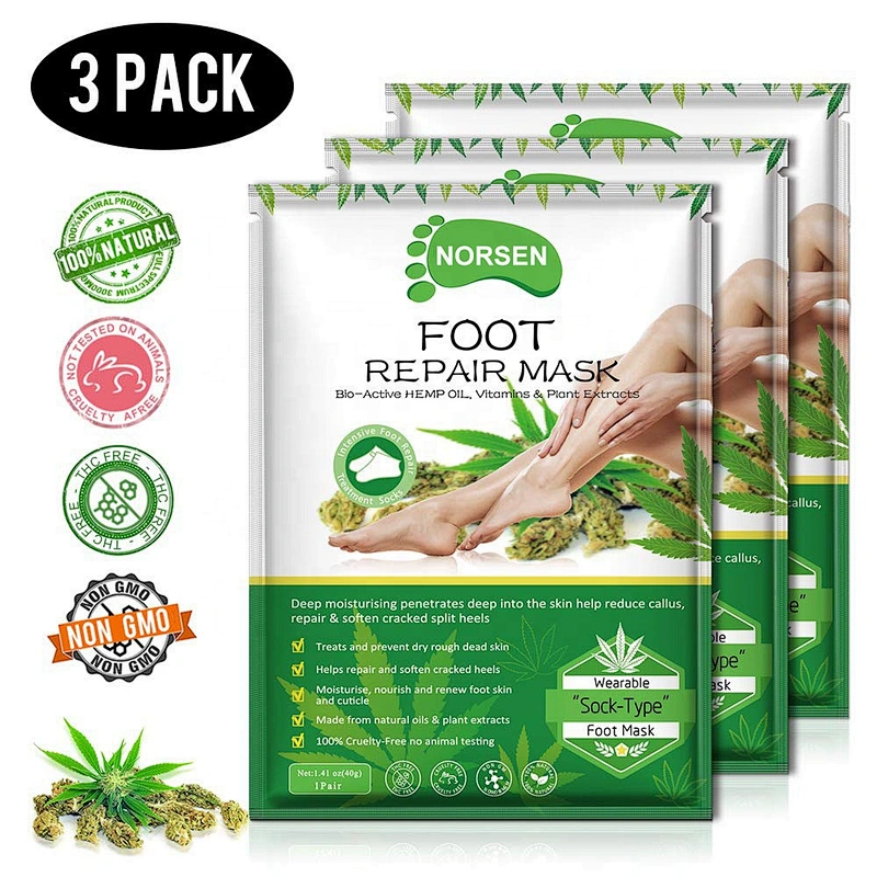 China factory low price sales excellent quality all natural  repair foot peel mask